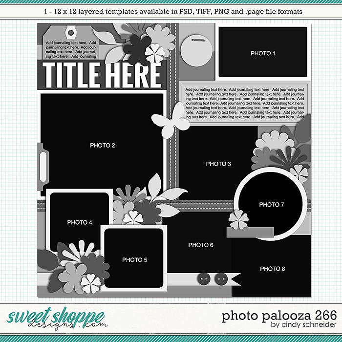 Cindy's Layered Templates - Photo Palooza 266 by Cindy Schneider