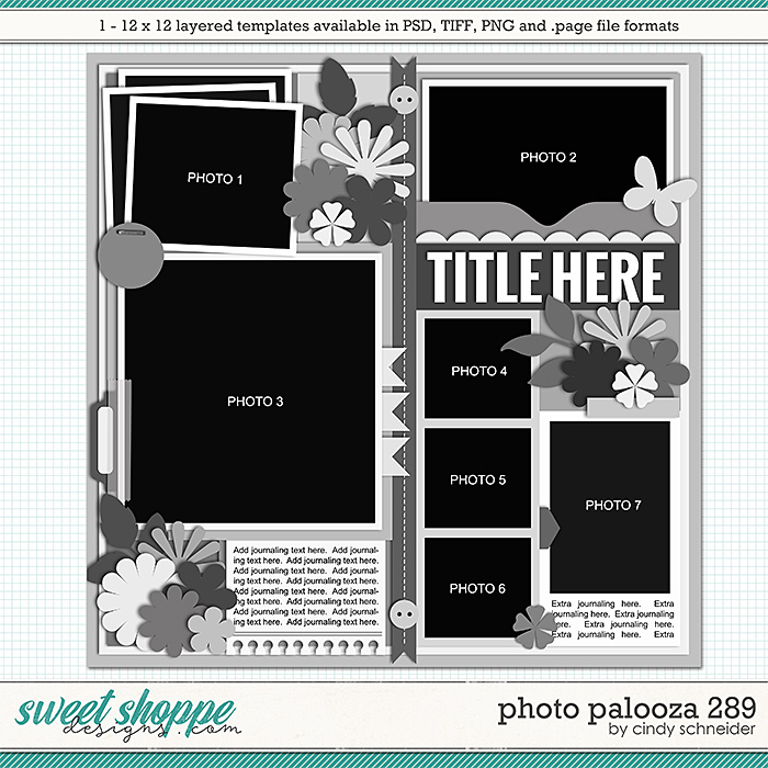 Cindy's Layered Templates - Photo Palooza 289 by Cindy Schneider