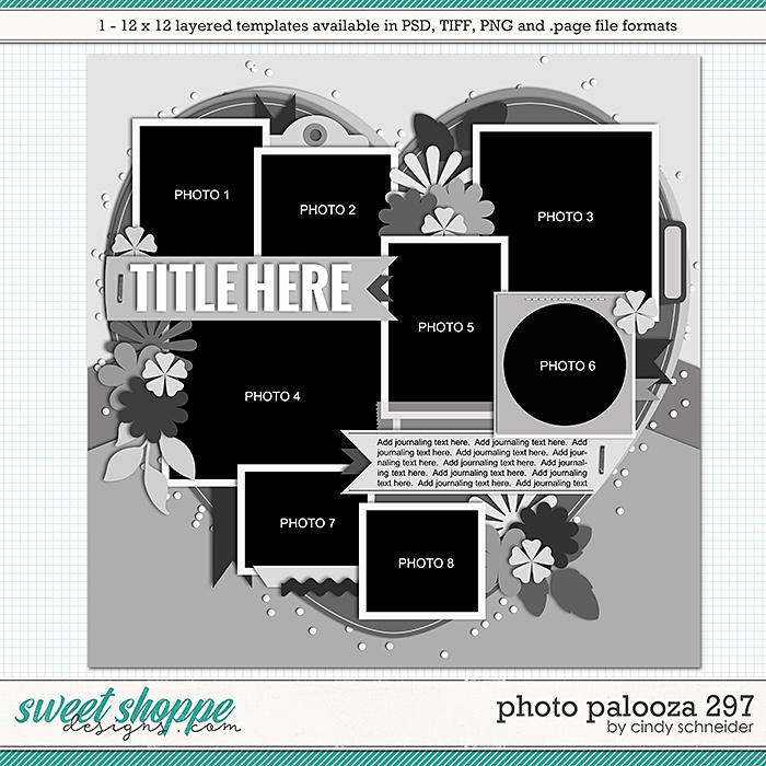 Cindy's Layered Templates - Photo Palooza 297 by Cindy Schneider