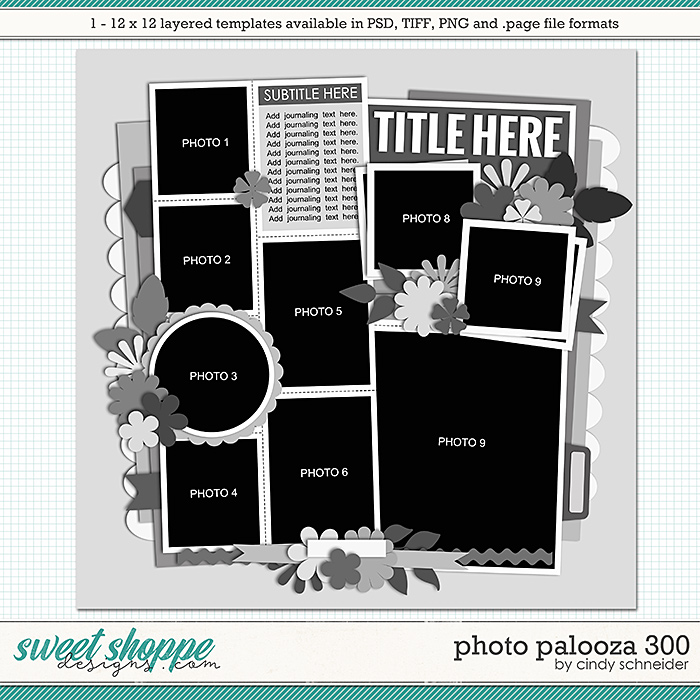 Cindy's Layered Templates - Photo Palooza 300 by Cindy Schneider