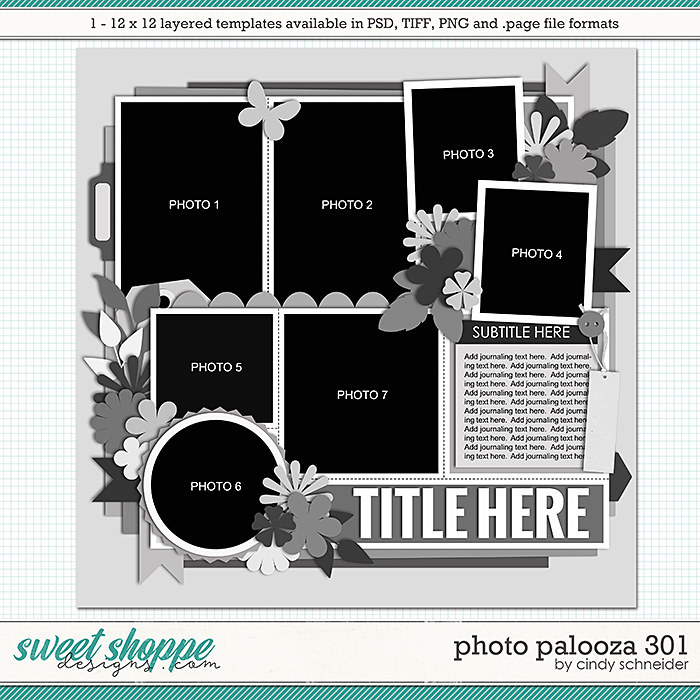 Cindy's Layered Templates - Photo Palooza 301 by Cindy Schneider