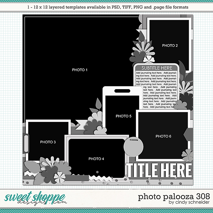 Cindy's Layered Templates - Photo Palooza 308 by Cindy Schneider