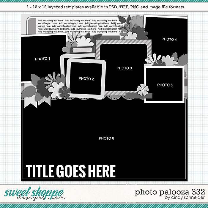 Cindy's Layered Templates - Photo Palooza 332 by Cindy Schneider