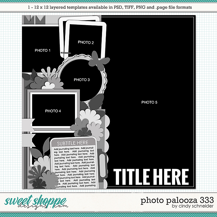 Cindy's Layered Templates - Photo Palooza 333 by Cindy Schneider