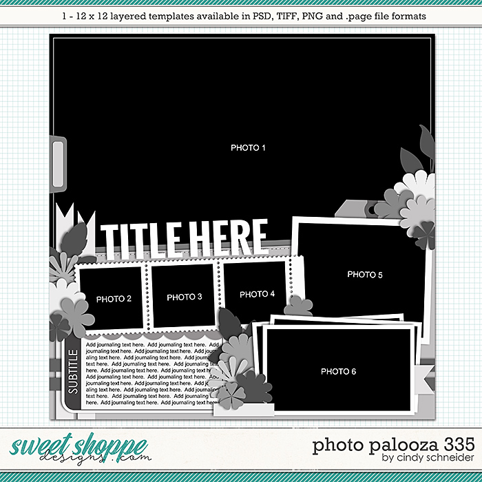 Cindy's Layered Templates - Photo Palooza 335 by Cindy Schneider