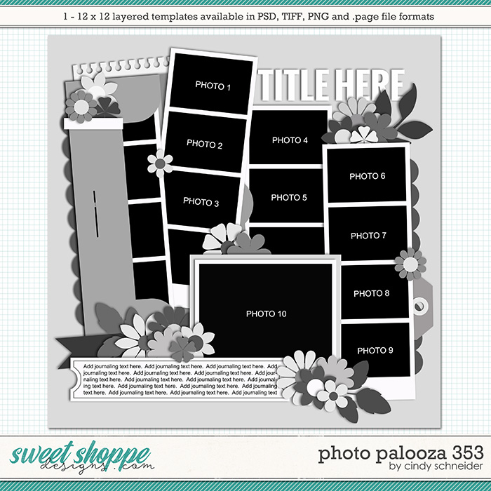 Cindy's Layered Templates - Photo Palooza 353 by Cindy Schneider