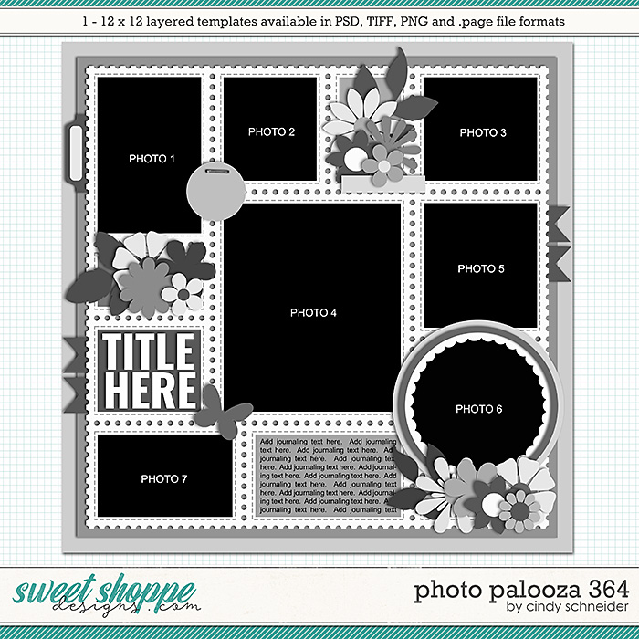 Cindy's Layered Templates - Photo Palooza 364 by Cindy Schneider