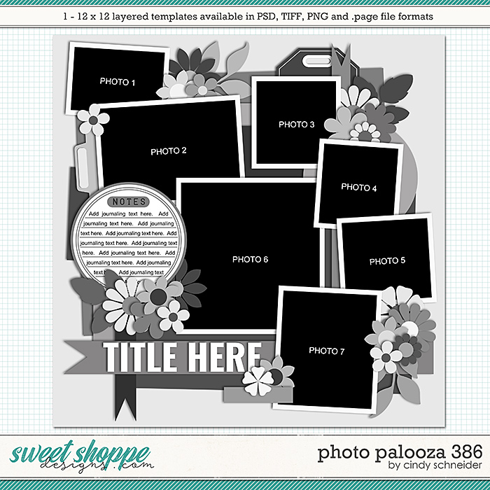 Cindy's Layered Templates - Photo Palooza 386 by Cindy Schneider