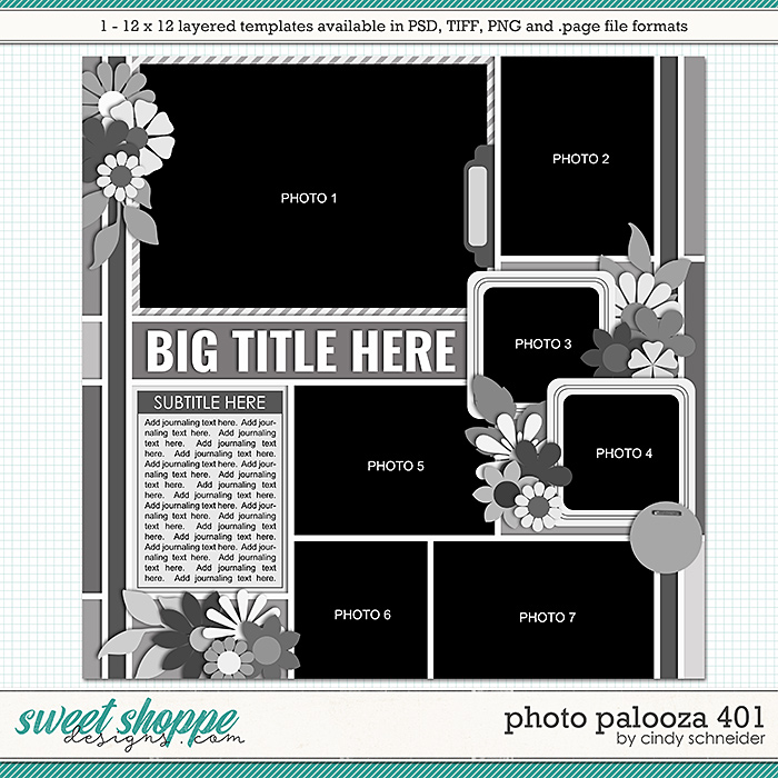 Cindy's Layered Templates - Photo Palooza 401 by Cindy Schneider