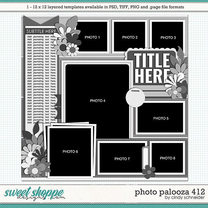 Cindy's Layered Templates - Photo Palooza 412 by Cindy Schneider