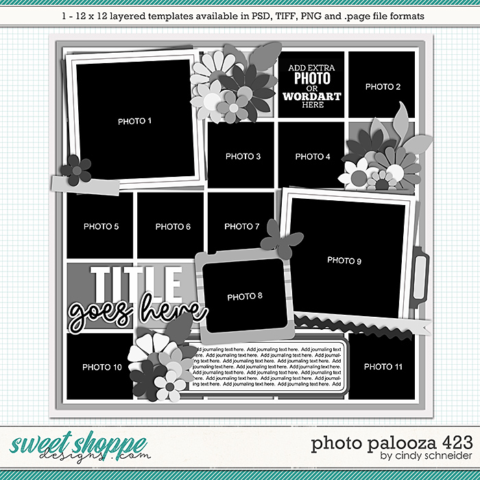 Cindy's Layered Templates - Photo Palooza 423 by Cindy Schneider