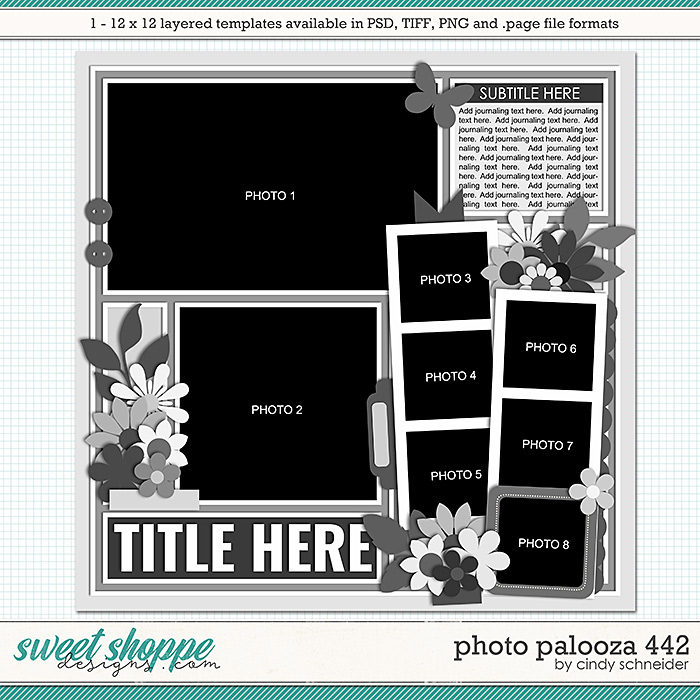 Cindy's Layered Templates - Photo Palooza 442 by Cindy Schneider