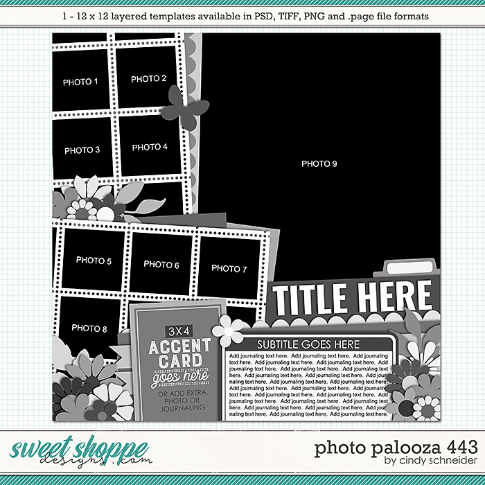 Cindy's Layered Templates - Photo Palooza 443 by Cindy Schneider