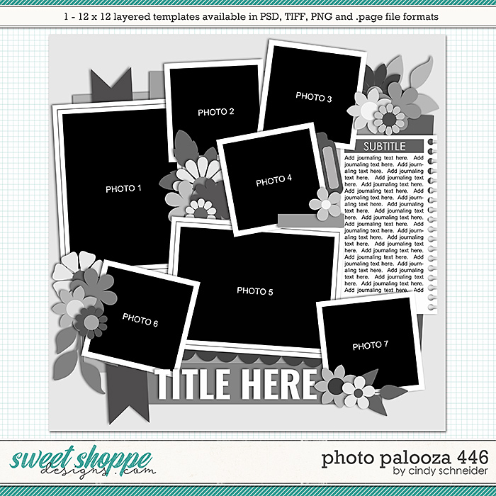 Cindy's Layered Templates - Photo Palooza 446 by Cindy Schneider