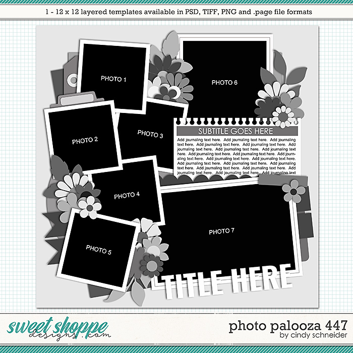 Cindy's Layered Templates - Photo Palooza 447 by Cindy Schneider