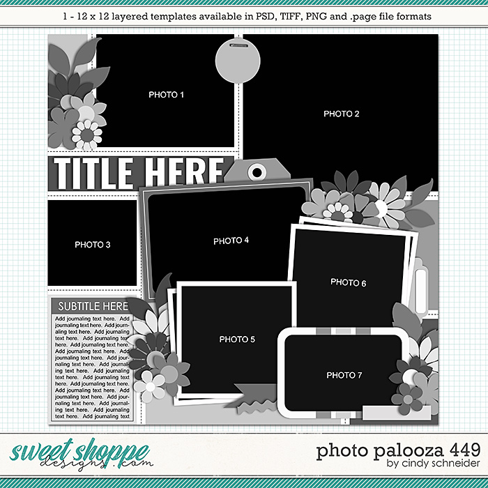 Cindy's Layered Templates - Photo Palooza 449 by Cindy Schneider