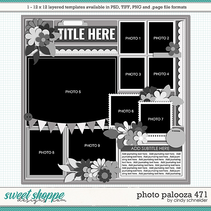 Cindy's Layered Templates - Photo Palooza 471 by Cindy Schneider