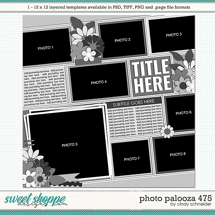 Cindy's Layered Templates - Photo Palooza 475 by Cindy Schneider