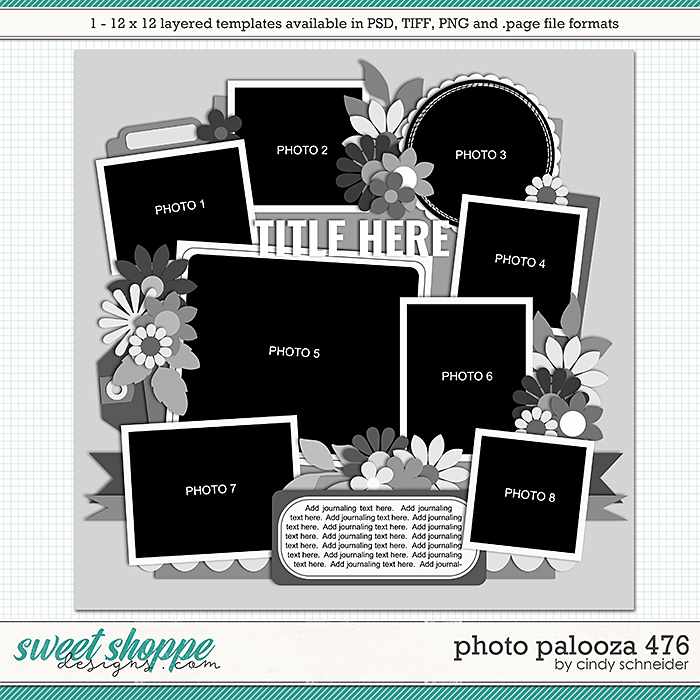 Cindy's Layered Templates - Photo Palooza 476 by Cindy Schneider