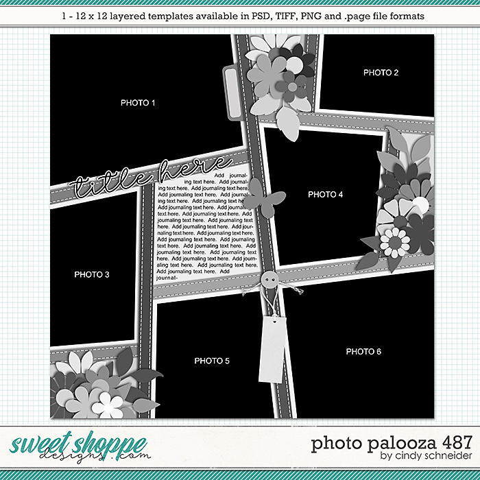 Cindy's Layered Templates - Photo Palooza 487 by Cindy Schneider
