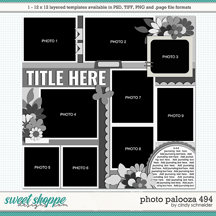 Cindy's Layered Templates - Photo Palooza 494 by Cindy Schneider