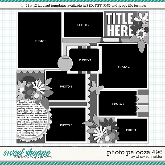 Cindy's Layered Templates - Photo Palooza 496 by Cindy Schneider