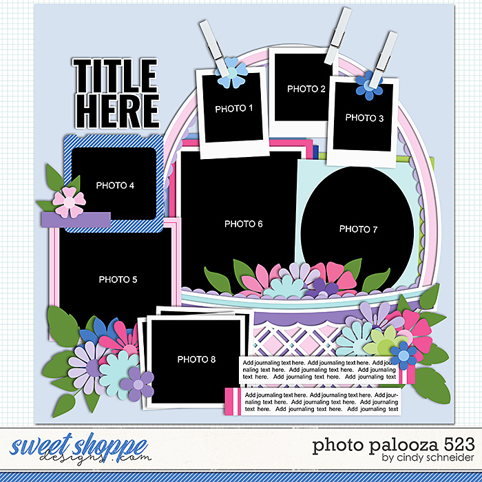 Cindy's Layered Templates - Photo Palooza 523 by Cindy Schneider