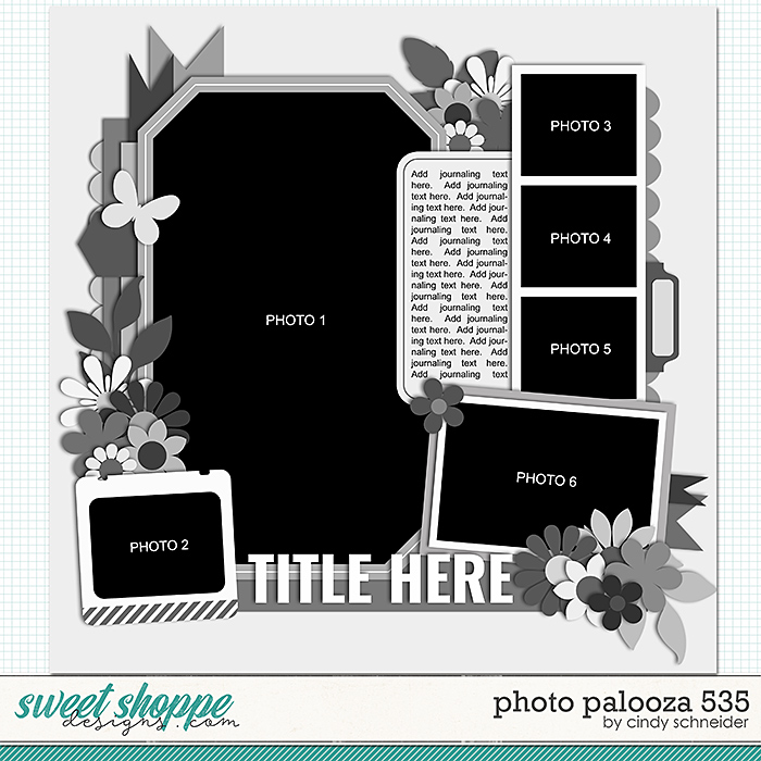 Cindy's Layered Templates - Photo Palooza 535 by Cindy Schneider
