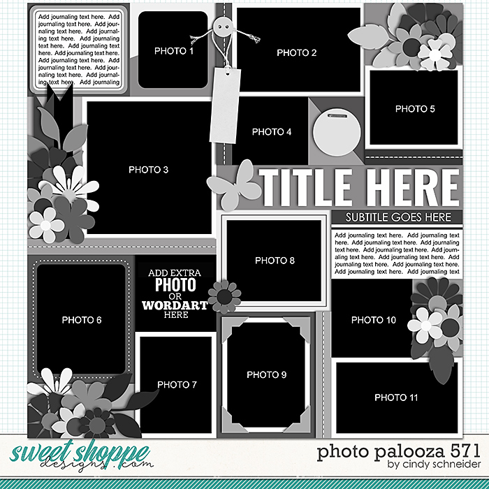 Cindy's Layered Templates - Photo Palooza 571 by Cindy Schneider