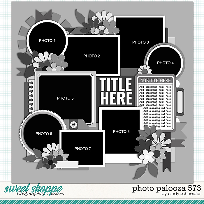Cindy's Layered Templates - Photo Palooza 573 by Cindy Schneider