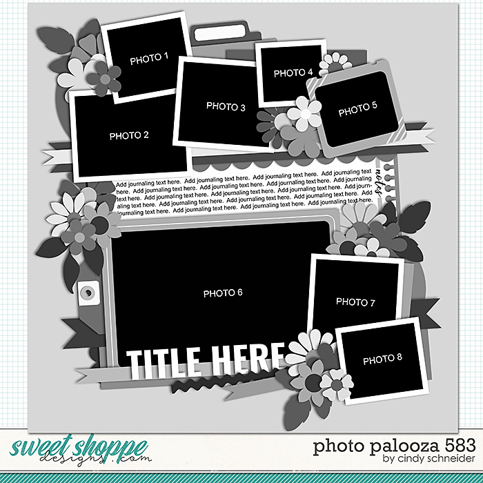 Cindy's Layered Templates - Photo Palooza 583 by Cindy Schneider