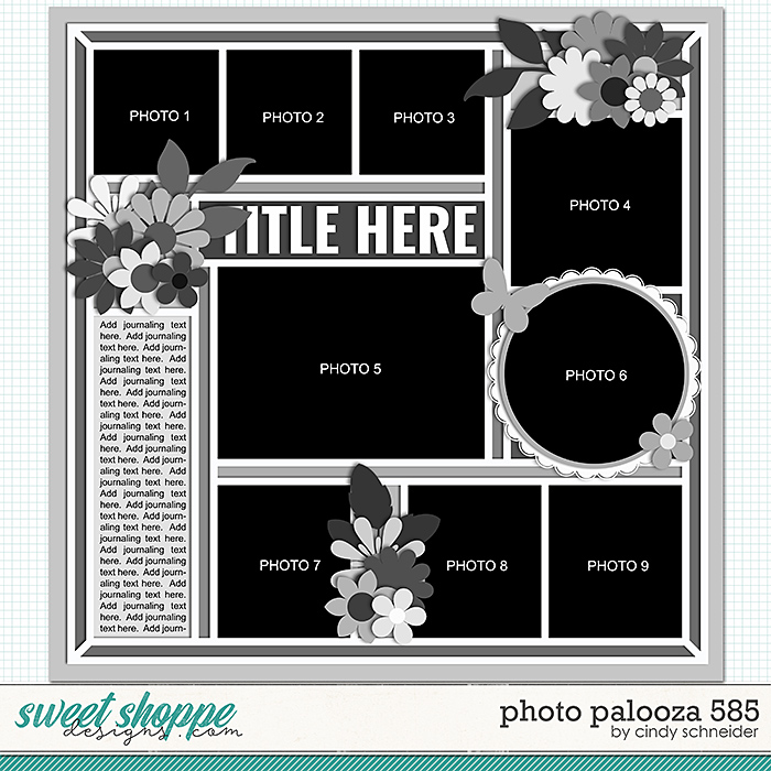 Cindy's Layered Templates - Photo Palooza 585 by Cindy Schneider