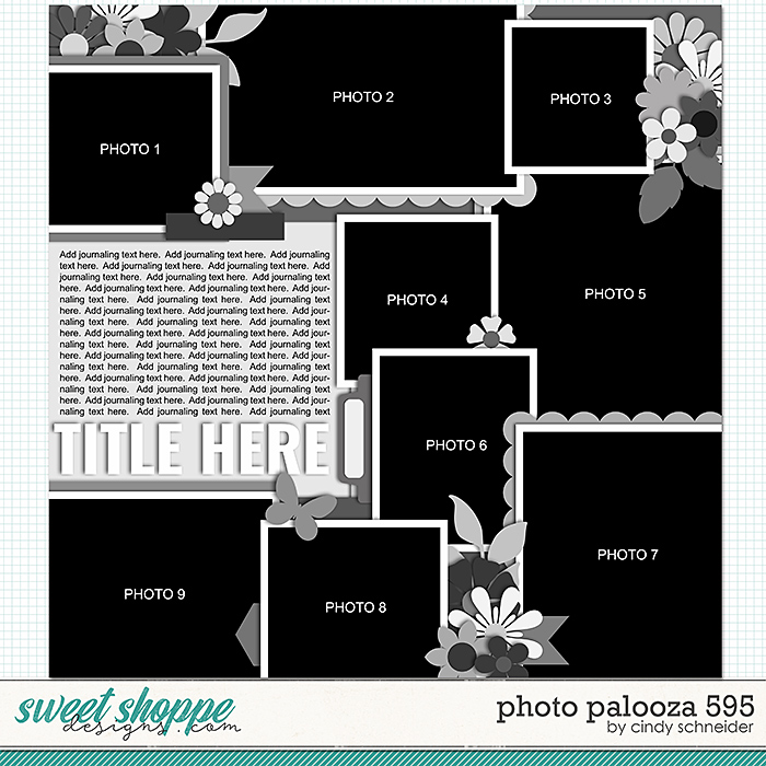 Cindy's Layered Templates - Photo Palooza 595 by Cindy Schneider