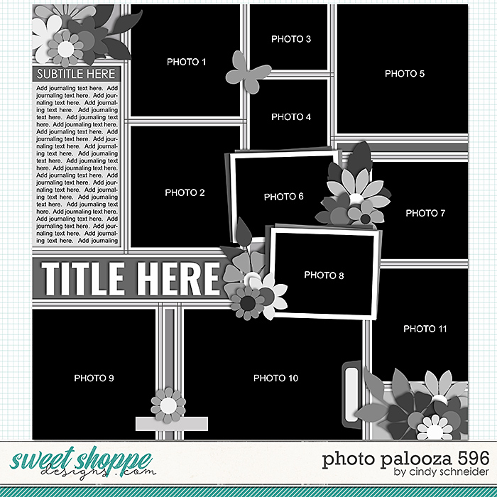 Cindy's Layered Templates - Photo Palooza 596 by Cindy Schneider