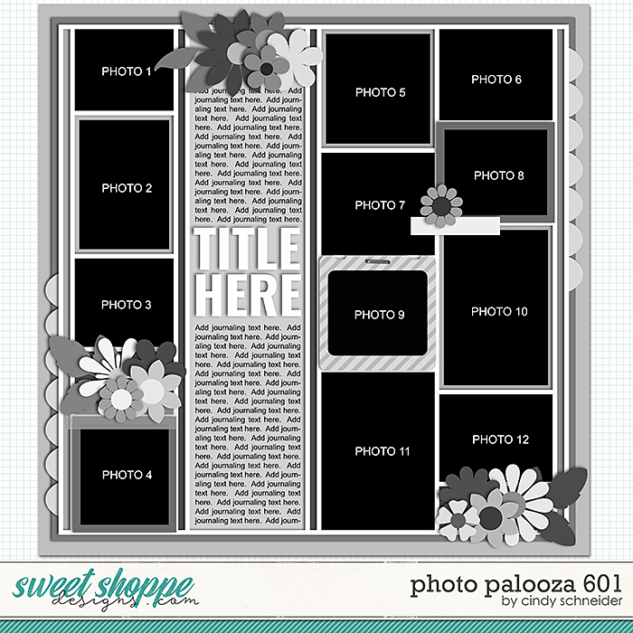 Cindy's Layered Templates - Photo Palooza 601 by Cindy Schneider
