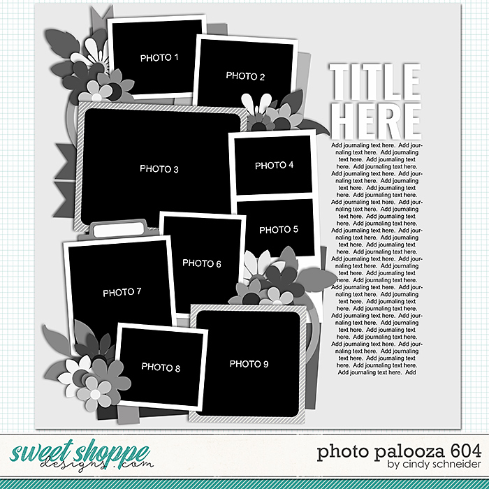 Cindy's Layered Templates - Photo Palooza 604 by Cindy Schneider