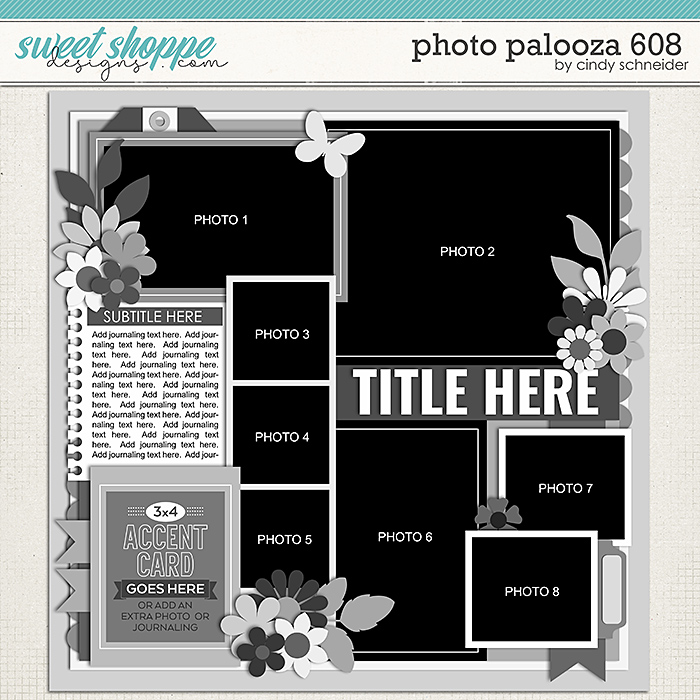 Cindy's Layered Templates - Photo Palooza 608 by Cindy Schneider