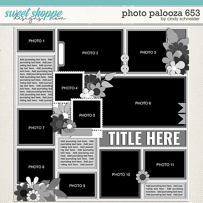 Cindy's Layered Templates - Photo Palooza 653 by Cindy Schneider
