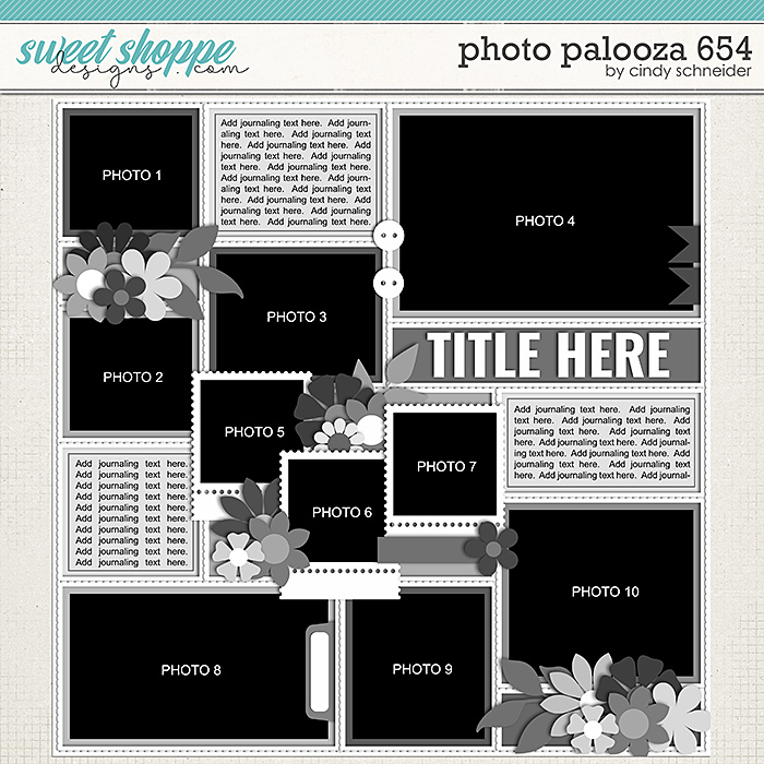 Cindy's Layered Templates - Photo Palooza 654 by Cindy Schneider