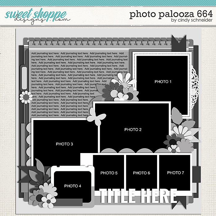 Cindy's Layered Templates - Photo Palooza 664 by Cindy Schneider
