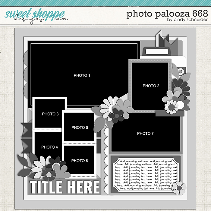 Cindy's Layered Templates - Photo Palooza 668 by Cindy Schneider