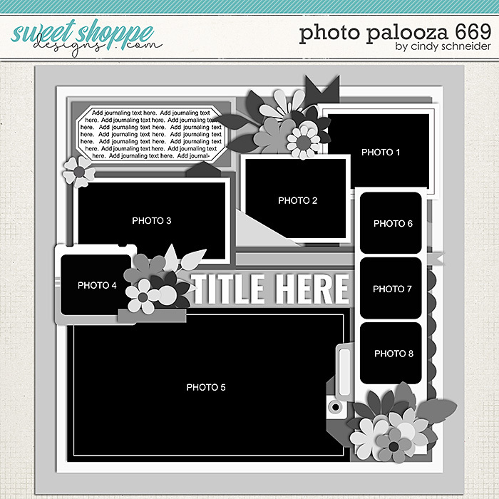 Cindy's Layered Templates - Photo Palooza 669 by Cindy Schneider