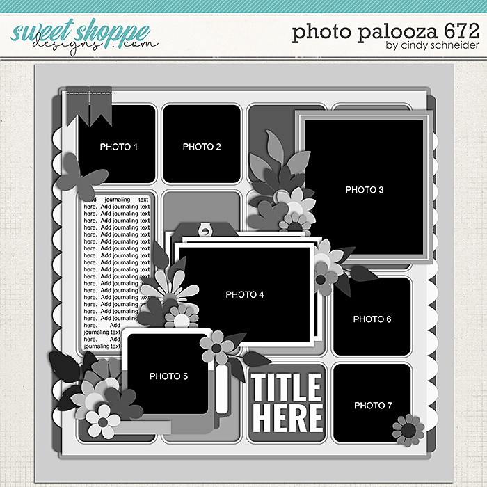 Cindy's Layered Templates - Photo Palooza 672 by Cindy Schneider