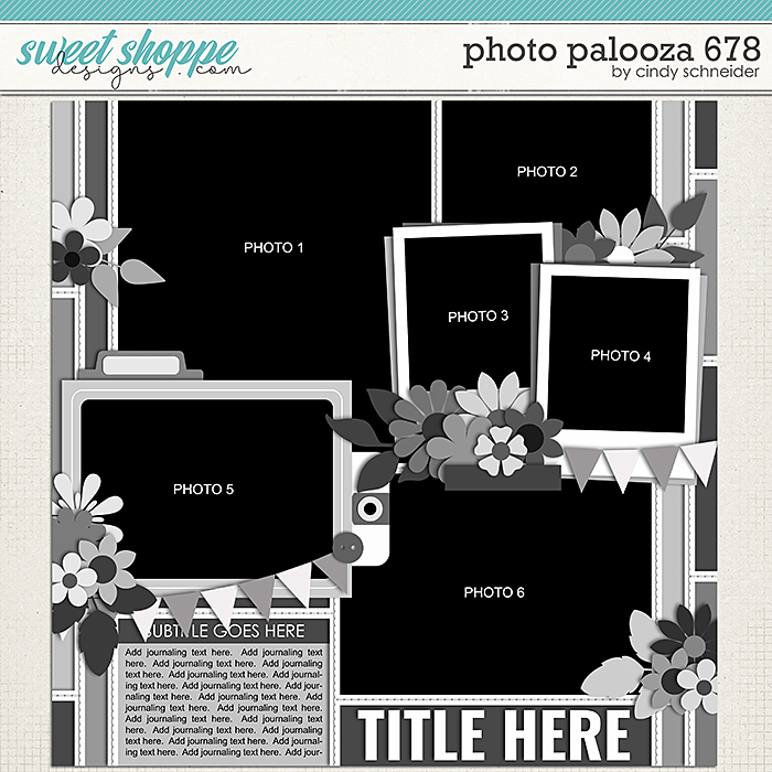 Cindy's Layered Templates - Photo Palooza 678 by Cindy Schneider