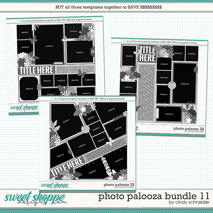 Cindy's Layered Templates - Photo Palooza Bundle 11 by Cindy Schneider