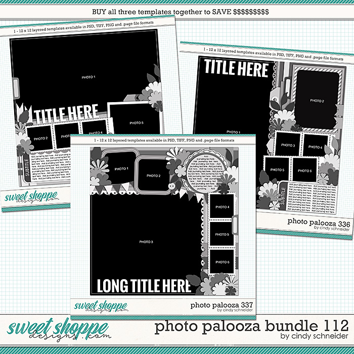 Cindy's Layered Templates - Photo Palooza Bundle 112 by Cindy Schneider