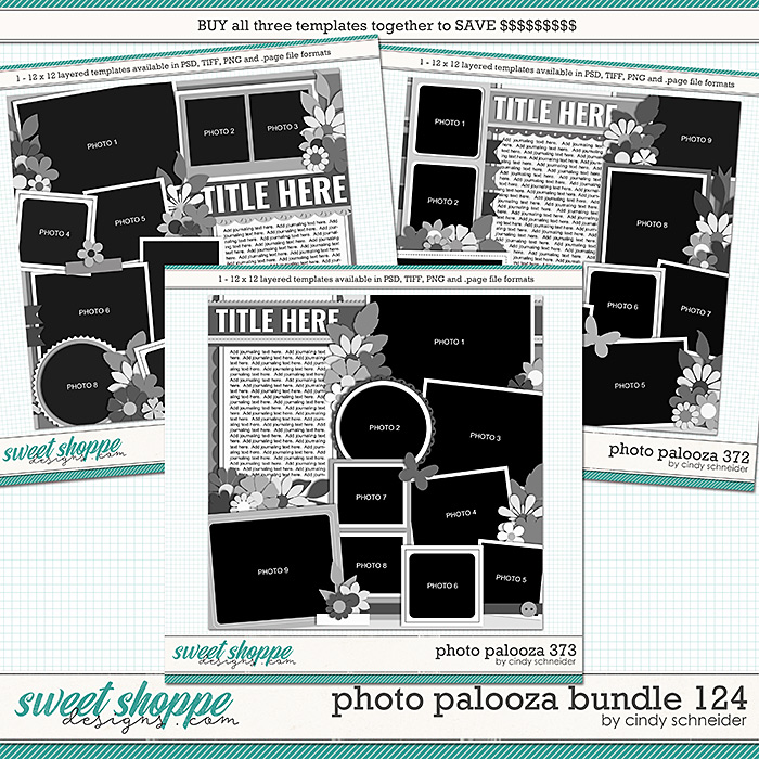 Cindy's Layered Templates - Photo Palooza Bundle 124 by Cindy Schneider