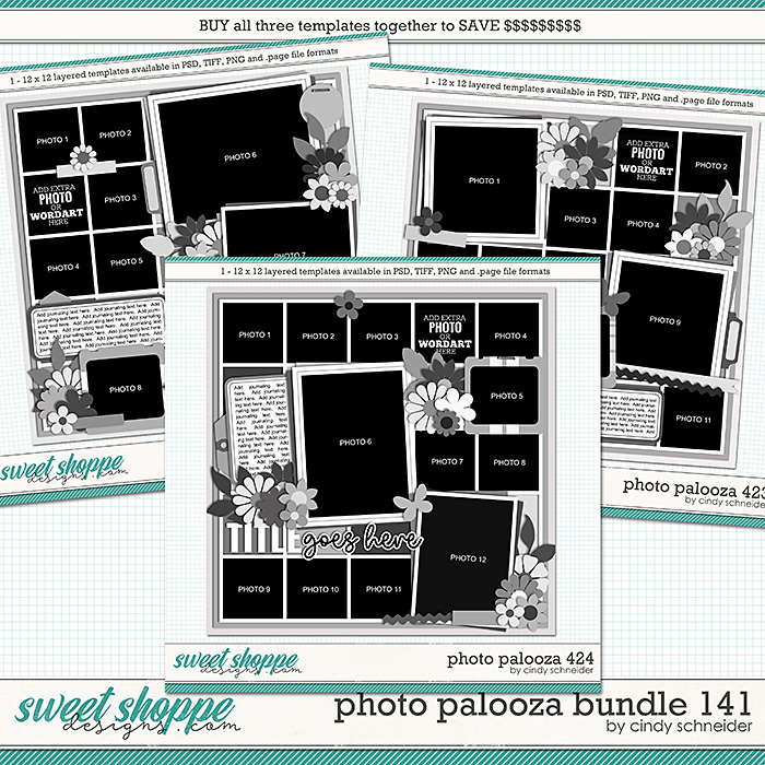 Cindy's Layered Templates - Photo Palooza Bundle 141 by Cindy Schneider