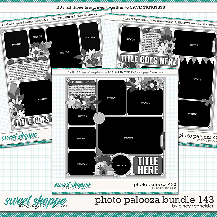 Cindy's Layered Templates - Photo Palooza Bundle 143 by Cindy Schneider