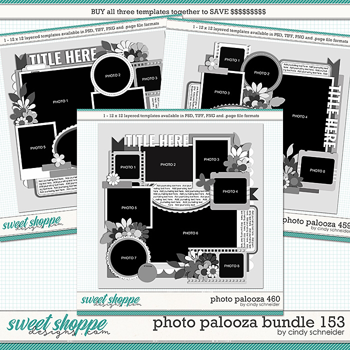 Cindy's Layered Templates - Photo Palooza Bundle 153 by Cindy Schneider